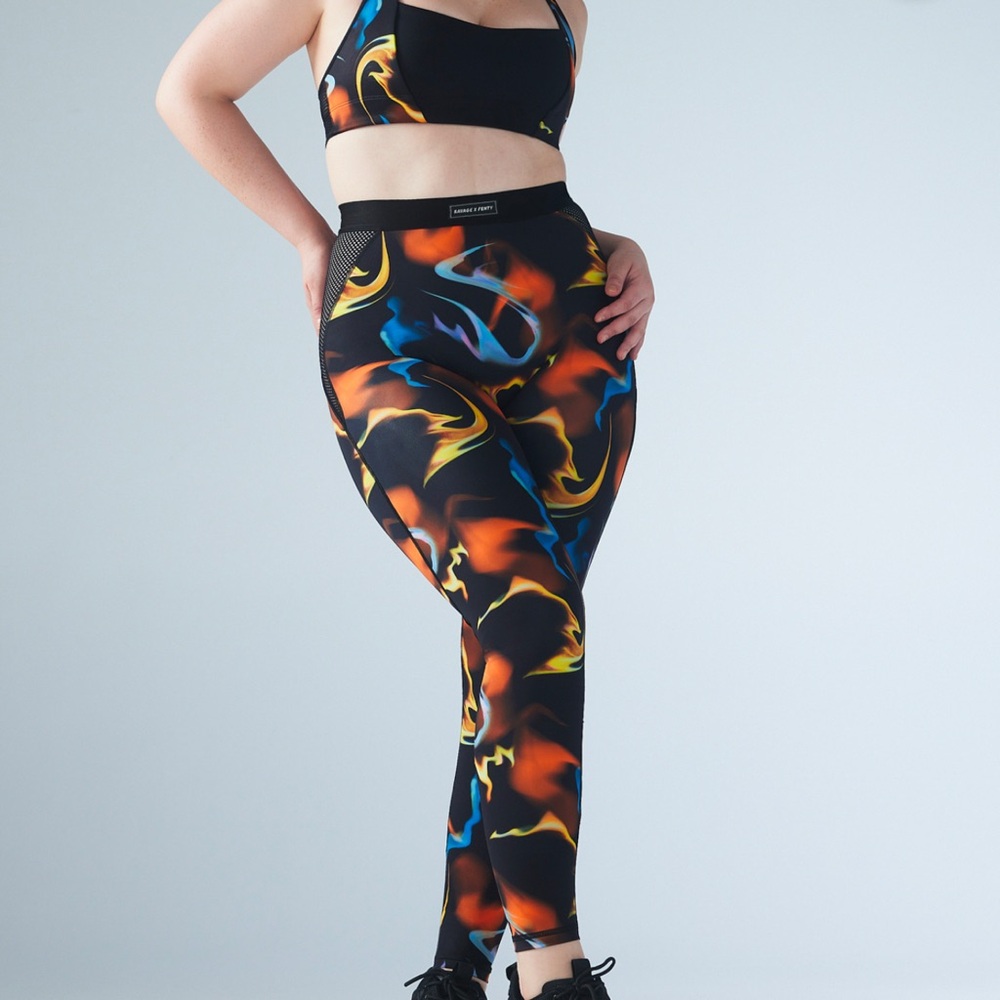 Savage X Fenty Black and Vibrant Leggings